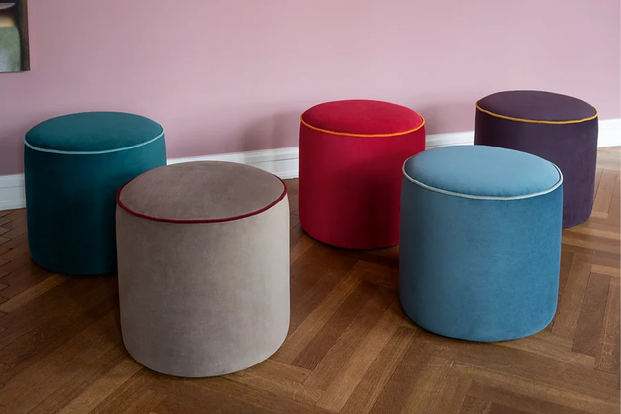 Wohnwelten Samtpouf Audrey